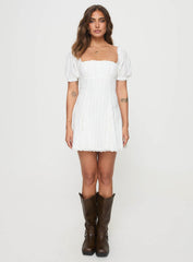 Rabatia Mini Dress White