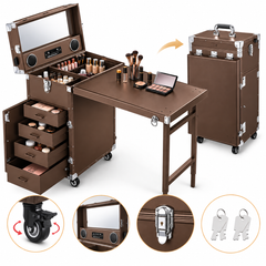 Rolling Manicure Table Makeup Station!