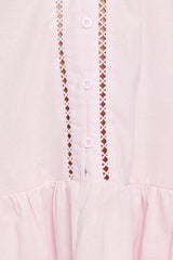 Hart Long Sleeve Mini Dress - Pink