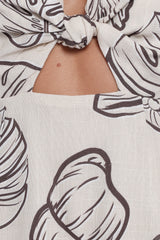 Vista Mini Dress - Cream Shells