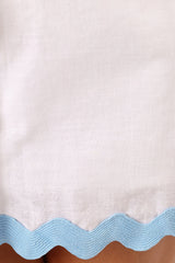 Harry Mini Dress - White Blue
