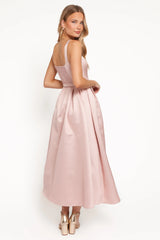 Augustine Midi Dress - Dusty Pink