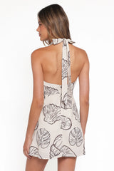 Vista Mini Dress - Cream Shells