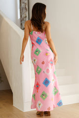 Riviera Romance Maxi Dress Pink