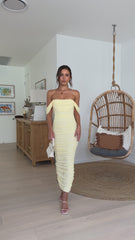 Kylie Maxi Dress - Yellow