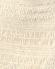 Akaira Mini Dress in Sequin Mesh Ivory