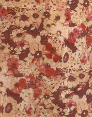 Alette Halterneck Maxi Dress in Chiffon Rusty Flower