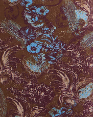 Alnaka Maxi Dress in Feathery Paisley Brown