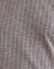 Amelita Mini Dress in Rib Knit Brown Grey