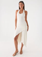 Alise Midi Dress - White