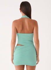 Almost Love Mini Dress - Aqua