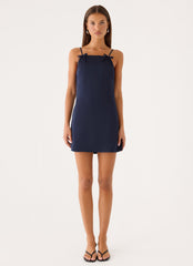 Amaliya Mini Dress - Midnight Blue