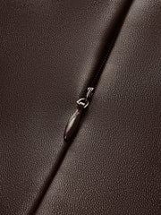 Faux Leather Skinny Strappy Dress