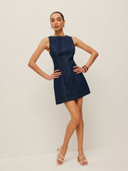 Sleeveless Denim Dress
