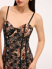Floral Lace Cami Maxi Dress