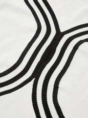 Striped Sleeveless V Neck Knit Maxi Dress