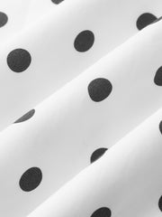 Polka Dot Lace Trim Cami Maxi Dress