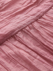 Crinkled Textured Halter Maxi Dress