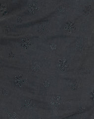 Belinda Mini Dress in Flower Broderie Black