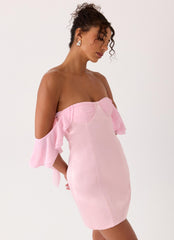 Bex Strapless Mini Dress - Pink