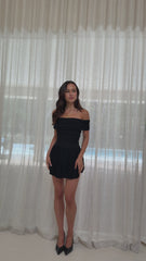Manalla Mini Dress - Black