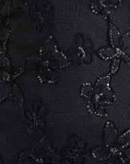 Codami Mini Dress in Sequin Knit Black