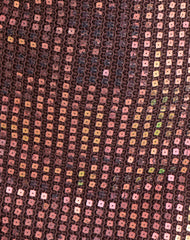 Codamo Mini Dress in Sequin Knit Dark Brown