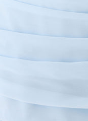 Clemence Bustier Maxi Dress - Blue