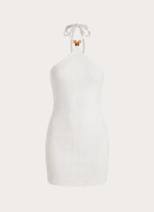Cocobana Knit Mini Dress - White