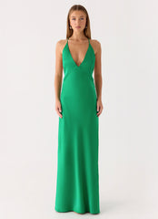 Esmeray Maxi Dress - Emerald Green