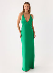 Esmeray Maxi Dress - Emerald Green