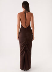 Feel My Rhythm Maxi Dress - Rose Taupe