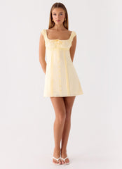 Fornarina Mini Dress - Lemon