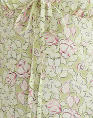 Gadisa Mini Dress in Blooming Lily Green