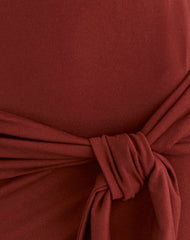 Genya Mini Dress in Jersey Fired Brick