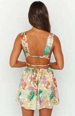 Genovia Tropical Mini Dress