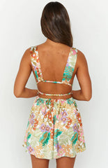 Genovia Tropical Mini Dress