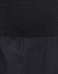 Hevosia Ruched Mini Dress in Black