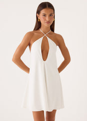 Helden Mini Dress - White