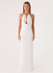 Hena Maxi Dress - White