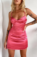 Honey Pink Mini Dress