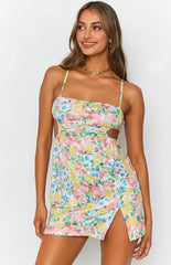 Jenna Cut Out Mini Dress Multi