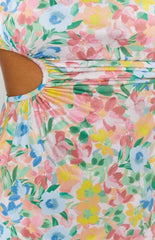Jenna Cut Out Mini Dress Multi