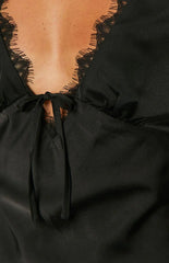Jennifer Black Mini Party Dress