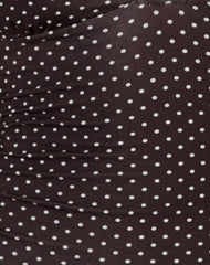 Lanai Mini Dress in Micro Polka Brown