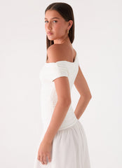 Liorae Maxi Dress - White