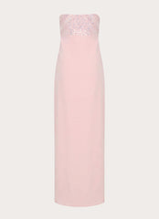 Lucienne Strapless Maxi Dress - Pink