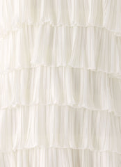 Lunar Bloom Mini Dress - Ivory