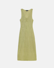 Masela Midi Dress in Sequin Knit Green