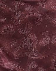 Modena Long Sleeve Mini Dress in Tonal Paisley Plum